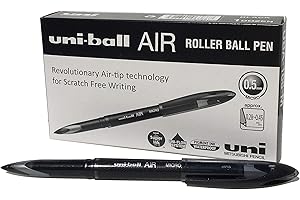 Uni-Ball Uba-188 - Air Micro, 12 Unidades, Negro