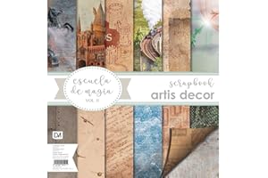 ARTIS DECOR PAPEL SCRAP COLECCIÓN ESCUELA DE MAGIA VOL. II
