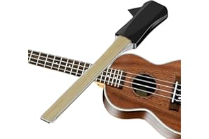 Besreey Pickaso Gitarrenbogen | Integriertes Plektrum, doppelseitiges Schachtelhalm-Gitarrenzubehör | Tragbare Zupfsaitenwerkzeuge, Gitarrenstock für obere und untere Saiten, Bühnenauftritt