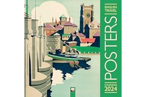 English Travel Posters Wall Calendar 2024 (Art Calendar)