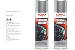 ‎ROCKET CAR SHOP SONAX 2X 03402000 GummiPfleger Pflegemittel 300ml