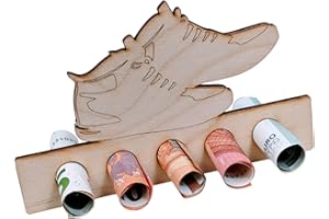 HAFEEHOO Money Gift Packaging - Original Wooden Money Gift - Gift Idea for Men and Women for Birthday (Sneaker)