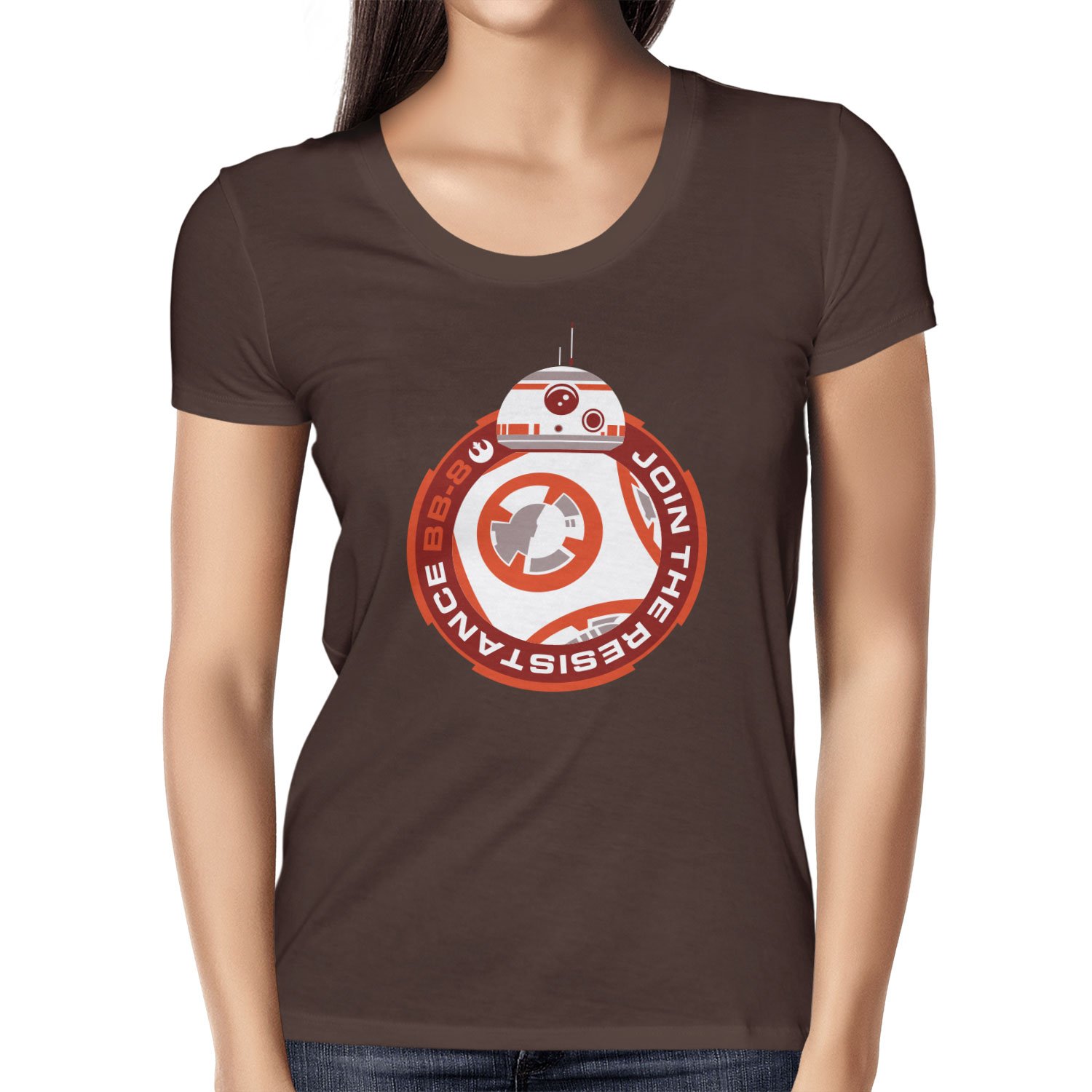 Texlab-Join-BB-8-Damen-T-Shirt-Gre-M-Braun