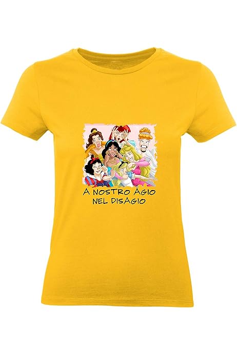 Maglia Nazionale Italiana Donna T-shirt Donna M-Italy Stampata