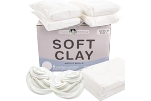 Original Stationery Argile Molle, Pâte à Modeler pour Slime, Slime Magic avec Soft Clay pour Faire du Slime au Beurre, Cadeau pour Enfants, 600 Grams