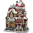 Lemax Christmas Village The Santa Shop Battery Operated Led -35039