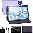C idea 10.1" Tablet Android 13, 1280x800 HD IPS Screen, 8GB RAM, 512GB Storage, WiFi, Bluetooth, GPS, Dual Camera, Long Lasting Battery Tablet, CM8800Plus (Purple)