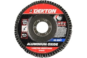 DEKTON DT80630 - Disco lamellare in ossido di alluminio, grana 40, 115 mm