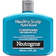 Neutrogena Moisturizing Healthy Scalp Hydro Boost Conditioner for Dry Hair and Scalp, with Hydrating Hyaluronic Acid, pH-Balanced, Paraben & Phthalate-Free, Color-Safe, 12 fl oz
