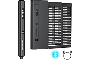 ARROWMAX Cacciavitore elettrico-ricaricabile microprocessore a 32 bit e display OLED HD per attività ad alta precisione, fino a 3,47 in-LB / 4,0 kgf.cm Coppia, elettronica e riparazioni (SES MAX) Nera