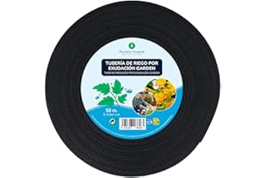 PLANETA HUERTO BONSÁI Planeta HUERTO | Rollo Exudación Garden 50 m – Hidratación Óptima para Plantas con Ahorro de Agua