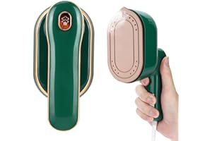 zerotop Plancha de viaje 1000 W Plancha de Vapor Pequeña Plancha de Vapor de Mmano para Ropa, 100ml de Agua, 180 ° Giratorio, Mini Máquina de Planchar Plancha Vapor Viaje para el Hogar y los Viajes