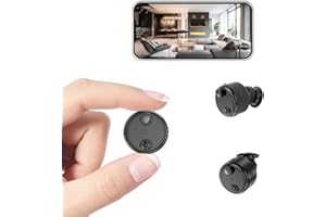 HYCENCY Mini Kamera WLAN Überwachungskamera 4K Live Übertragung Handy WiFi Kleine Kabellos Videoüberwachung für Innen mit Aufzeichnung App-Steuerung Akku Bewegungsmelder Nachtsicht Cloud-Speicher