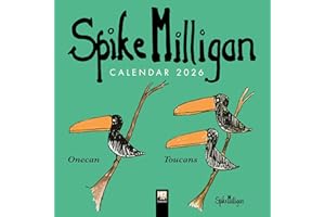 Spike Milligan Mini Wall Calendar 2026 (Art Calendar)