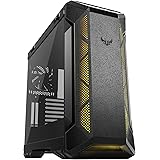 ASUS TUF Gaming GT501 Case Gaming, Supporto Fino al Formato EATX, Pannello Frontale in Metallo e Laterale in Vetro, Ventole R