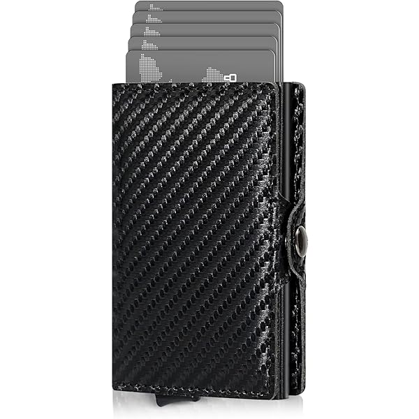 Portafoglio Slim Uomo ZEN&reg; - Piccolo, Con Portamonete, RFID, Idea Regalo - Onice