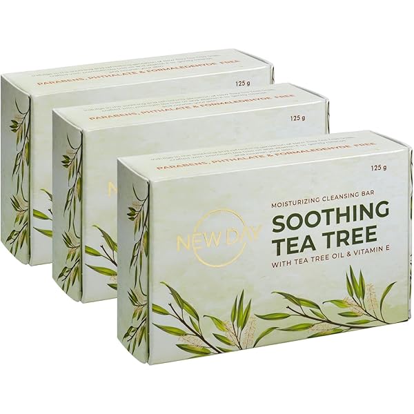 Buy NEW DAY Soothing Tea Tree Moisturizing Soaps For Bath