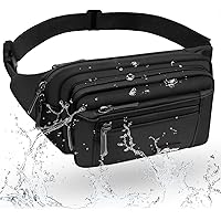 WATERFLY Crossbody marsupio Slim marsupio sport Hip Pouch per donna uomo viaggio alla moda Fannie Pack Runner Belt Bum Bag  1524