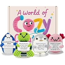 Emotional Support Plush,Positive Crochet,Gifts For Women,Handmade Wool - View #8