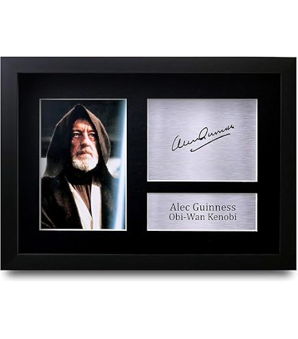 Photo A4 Signée Peter Mayhew - Chewbacca Star Wars - Encadrement Premium - Idée Cadeau Fan