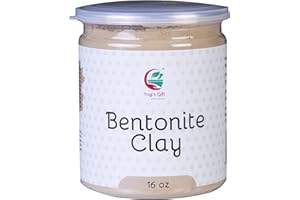 YOGI’S GIFT – CELEBRATING HEALTH Bentonite Clay Powder 450gram | 100% Pure Clay For Face Mask & Soap Making | By Yogi's Gift®