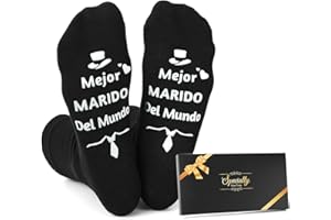 Sunia Regalos originales para hombre, Calcetines hombre divertidos, Calcetines antideslizantes hombre, Regalos para padres abuelo marido novio