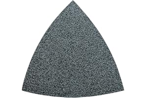 FEIN 50 Fogli abrasivi con Grana 150, Lunghezza bordo 80 mm, Confezione 50 pezzi, Universale, impiego universale su quasi tutti i materiali. Non forato, fissaggio rapido a velcro.