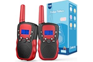 Toys for 3 4 5 6 7 8 9 10 Years Old Boys Girls, Bakoherp Walkie Talkies Kids, Walky Talky with VOX Hand Free Flashlight and LCD Screen, Best Gifts for Indoor Outdoor Activity