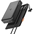Spigen ArcPack 30000mAh Power Bank | PD 3.0 Fast Carging | 22.5W Max Output | 2 Type-C Ports, 1 USB-A Port - (ABS + PC | Black)