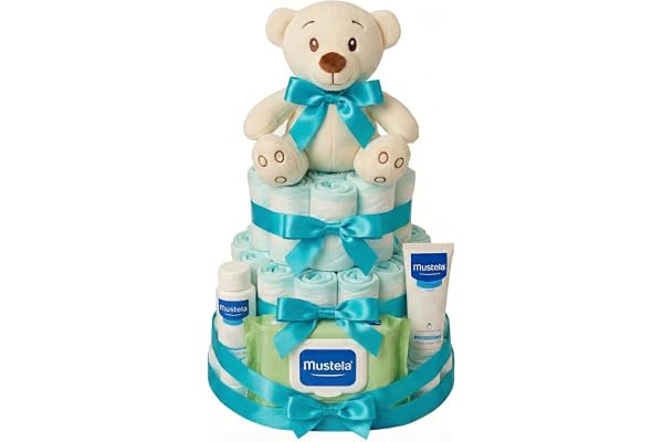 Dodot Mustela Pièce montée en couches pour bébés Bleu