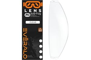 Everalo Lente Antiappannamento Visiera Agv Gt2 – K1 - K5 - Compact - Strada - Ducati Peak-V5 - Vcan V271 - Pinlock DKS118 Compatibile (Pinlock)