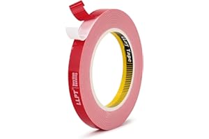 LLPT Dwustronna taśma klejąca | 13 mm x 5,5 m | wodoszczelna, dwustronna taśma klejąca, ramki na zdjęcia, taśmy do zawieszania plakatów, samochodu, dekoracji domu, pudełek na paznokcie (G495013 mm)