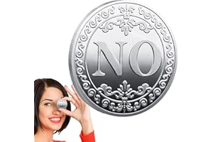 GENERIC Yes or No Coin - Metal Decision Maker Lucky Coin | Yes or No Collectible Coin, Decision Maker Lucky Coin, Yes/no Decision Coin, Choice Coin for Collector, Friends