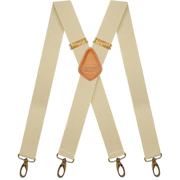 Mens Suspenders With 4 Swivel Hooks Adjustable Heavy Duty Braces Wfzrx1paxuflwuff