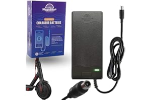 MagicBike® Cargador de batería Scooter eléctrico Xiaomi M365, MI 3, 1s, Essential, Aovo Pro M365, ES80, ESMAX, ESMINI, S3 EW4 - Segway Ninebot ES1 ES2 ES3 ES4 E22 E25 Patinete Electrico 42v 2000 mA