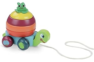 Vilac Vilac4653 zabawka do ciągnięcia żółwia, wielokolorowa