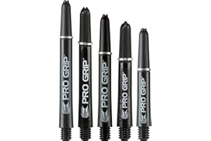 TARGET DARTS Target Lot de 3 tiges de fléchettes Pro Grip avec Anneau en Aluminium