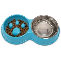 SUPERDESIGN Futtermatte Für Hunde Aus Silikon - Wasserdicht, Rutschfest, In Knochenform, Größe M/L