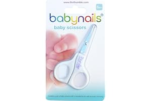 THUMBLE Baby Nails® Baby Scissors White