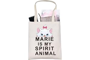 LEVLO Trousse de maquillage The Aristocats - Motif chats Marie Is My Spirit - Pochette de maquillage à fermeture éclair pour femme et fille, Sac fourre-tout Marie