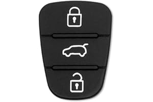 Lage Pulsanti in Silicone per Chiave compatibile con KIA Cee'd K2 K5 Lotze Magentis Optima Picanto Rio Sportage Venga e Hyundai i20 i30 ix20 ix35 Verna - Ricambio, Pad, Gommino, Tasti