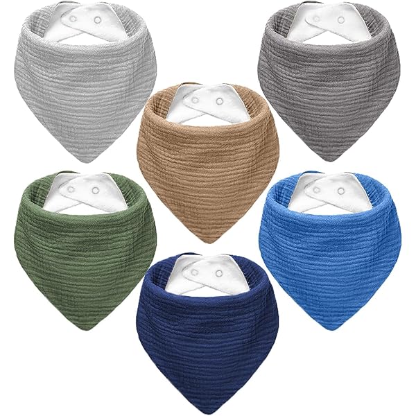 Bavoir,Bavoirs Bandana imperméables pour bébé sans manches,bavettes en coton doux pour bébé- 11