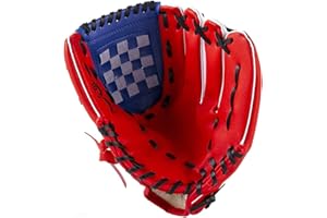 ZYYRSS Baseball-Handschuh für Kinder/Jugendliche/Erwachsene, Softball-Handschuhe, Sport-Schlaghandschuhe PU-Leder-Handschuh für die Linke Hand, Wurf für die rechte Hand