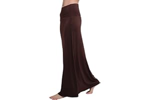 Urban GoCo Jupe Yoga de Femmes Élastique en Forme de Cocon À Taille Haute Longue Maxi Jupe De Large Ouverture