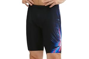 SEAUR Maillot de Bain Homme Jammer de Natation Homme Short de Bain Homme à Séchage Rapide Jammer de Bain de Compétition pour Homme
