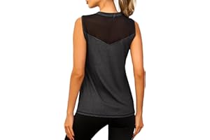 Memouniva Camiseta Tirantes Deportiva para Mujer Camisetas sin Mangas Yoga Fitness Top Deportivo Mujer