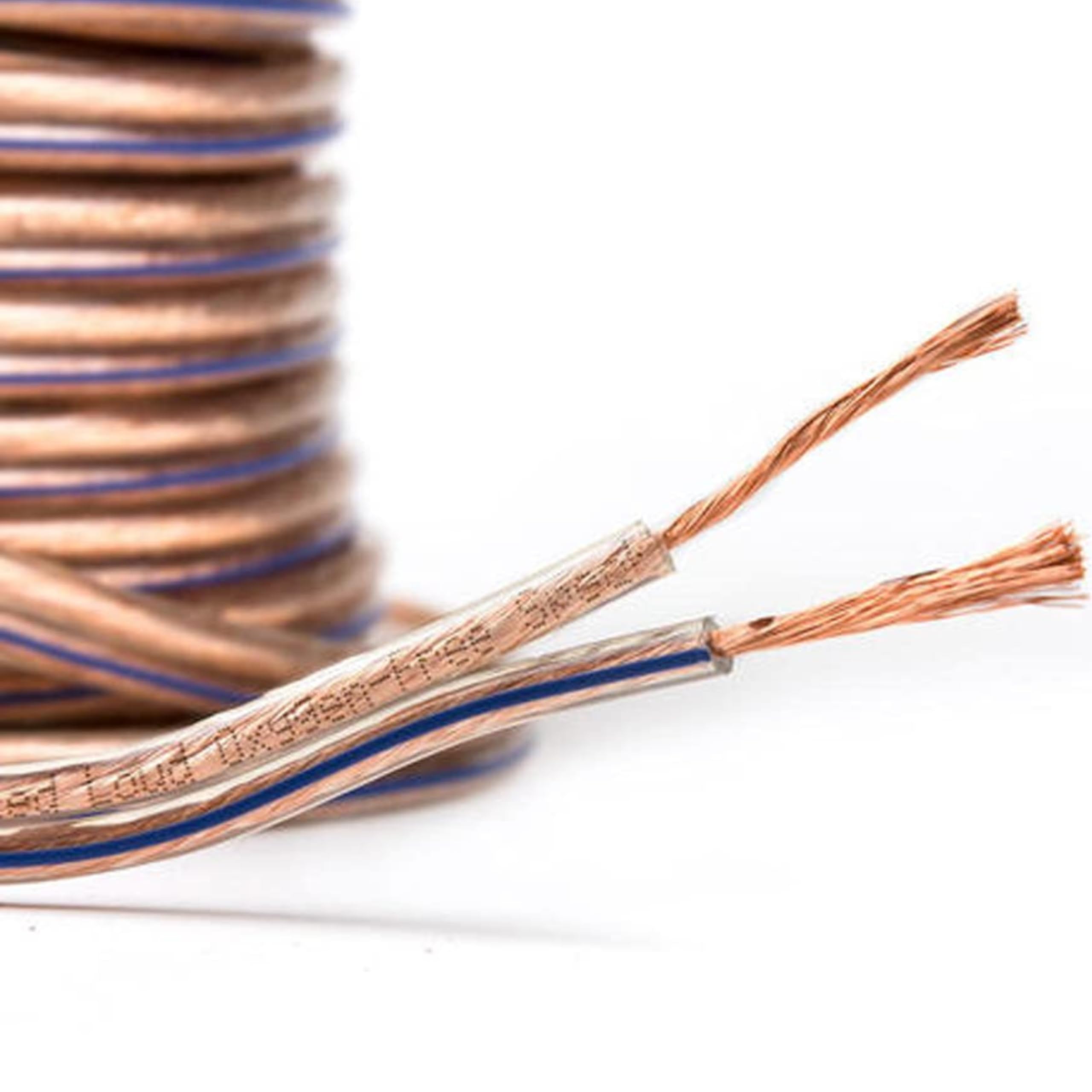 Lapras (LIMITED 15 YEARS WARRANTY) 12 AWG Gauge Speaker Wire Cable, 50-Feet Oxygen-Free (Copper, For Home Theater)|Enhanced Loud | Free Transparent |