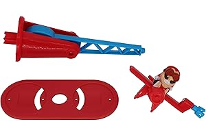 Drunken Louie Doppeldecker für Looping Louie Spielarm mit 2 Flugzeugen Tuning Edition 2020 (Adapterplatte + 1x Flieger, Rot)