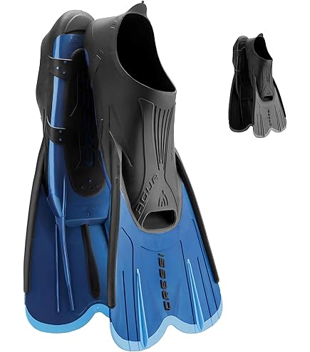 Pinne Corte Regolabili Da Nuoto E Snorkeling 34-38 | In Silicone Morbido Con Tacco Aperto, Blu, Unisex Adulti