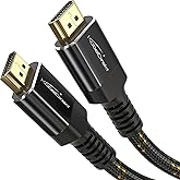 KabelDirekt HDMI Cable 2.1b 8K/4K &ndash; 3 m, Metal | HDMI 2.1b - 8K@60Hz, Ultra High Speed/48G, Latest Generation, Ideal for PS5/